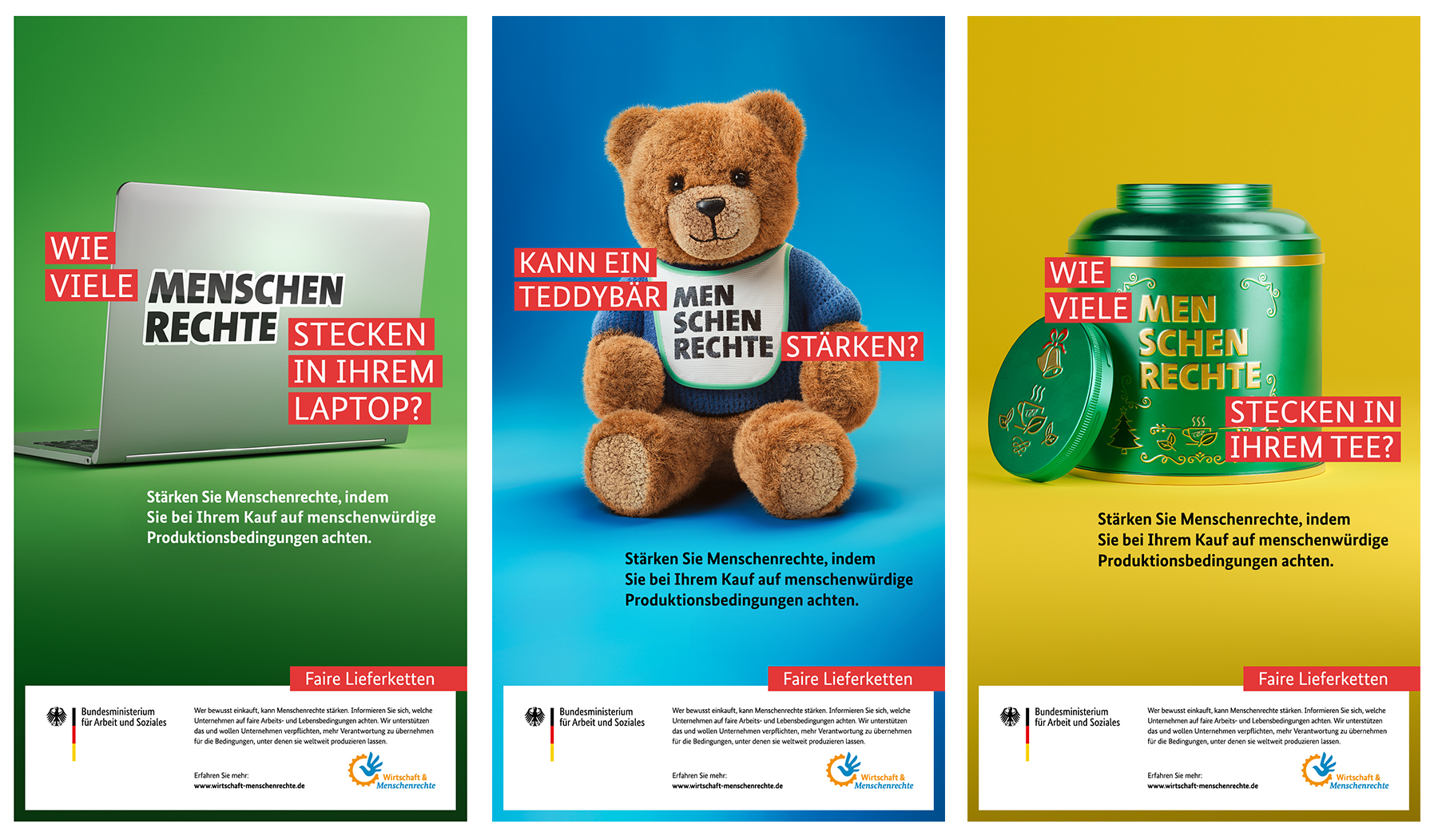 Werbekampagne: Nationaler Aktionsplan Wirtschaft und Menschenrechte